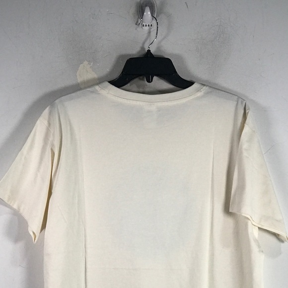 Hanna Andersson Dusen Relaxed Fit Graphic Tee, Unisex Adult L - Ecru/Green/Blue - Picture 5 of 8